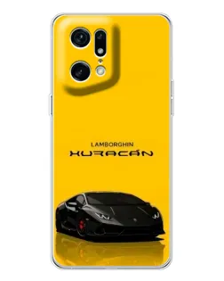 Чохол для OPPO Find X5 Pro з картинкою «Lamborghini Huracan чорний»