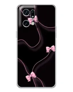 Чехол для OPPO Find X5 Pro с картинкой «Розовые ленты» Чехол для OPPO Find X5 Pro с картинкой «Розовые ленты»