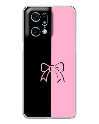 Чехол для OPPO Find X5 Pro с картинкой «Половинки банта» Чехол для OPPO Find X5 Pro с картинкой «Половинки банта»