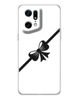 Чехол для OPPO Find X5 Pro с картинкой «Диагональный бант» Чехол для OPPO Find X5 Pro с картинкой «Диагональный бант»