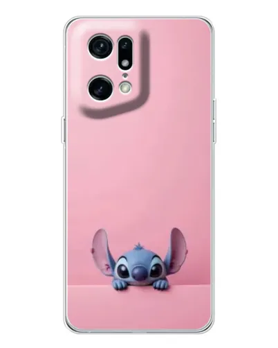 Чехол для OPPO Find X5 Pro с картинкой «Stitch выглядывает» Чехол для OPPO Find X5 Pro с картинкой «Stitch выглядывает»