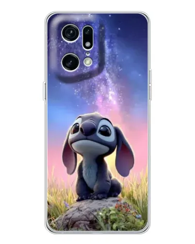 Чехол для OPPO Find X5 Pro с картинкой «Стич на рассвете» Чехол для OPPO Find X5 Pro с картинкой «Стич на рассвете»