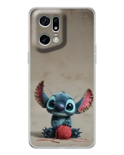 Чехол для OPPO Find X5 Pro с картинкой «Стич на коричневом фоне» Чехол для OPPO Find X5 Pro с картинкой «Стич на коричневом фоне»