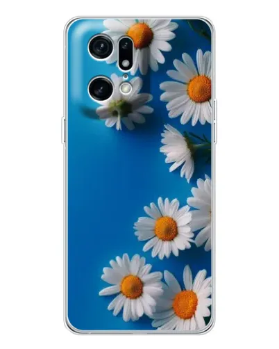 Чехол для OPPO Find X5 Pro с картинкой «Белоснежные маргаритки» Чехол для OPPO Find X5 Pro с картинкой «Белоснежные маргаритки»