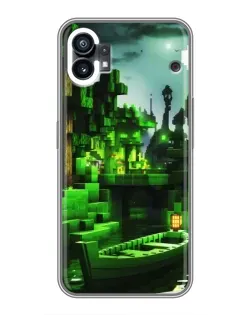 Чехол для OPPO Find X9 Pro с картинкой «Minecraft лесной пейзаж»