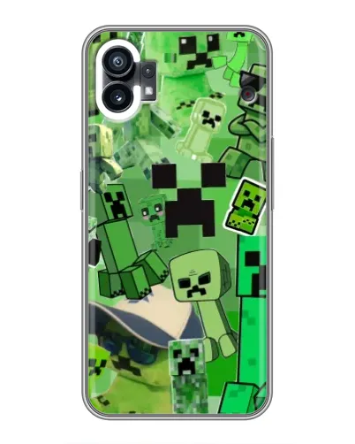Чехол для OPPO Find X9 Pro с картинкой «Криперы Minecraft» Чехол для OPPO Find X9 Pro с картинкой «Криперы Minecraft»