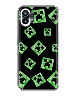 Чехол для OPPO Find X9 Pro с картинкой «Паттерн с криперами»