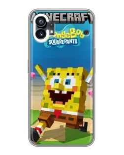Чехол для OPPO Find X9 Pro с картинкой «Губка Боб Minecraft»