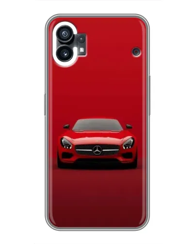 Чехол для OPPO Find X9 Pro с картинкой «Красный Mercedes AMG» Чехол для OPPO Find X9 Pro с картинкой «Красный Mercedes AMG»