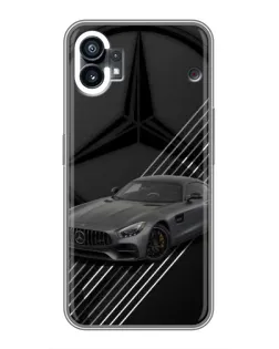 Чехол для OPPO Find X9 Pro с картинкой «Mercedes AMG — графика»