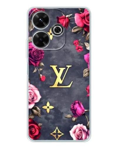 Чехол для OPPO K13 Turbo Pro с картинкой «Цветочный Louis Vuitton» Чехол для OPPO K13 Turbo Pro с картинкой «Цветочный Louis Vuitton»