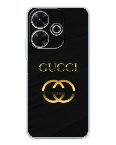 Чехол для OPPO K13 Turbo Pro с картинкой «Золотой логотип Gucci»