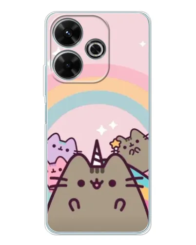Чехол для OPPO K13 Turbo Pro с картинкой «Единорог Pusheen»