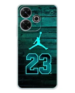 Чехол для OPPO K13 Turbo с картинкой «Jordan Cyan 23»