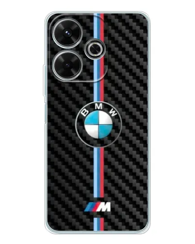 Чехол для OPPO K13 Turbo с картинкой «Эмблема BMW и карбон»
