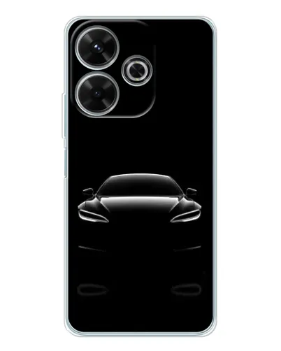 Чехол для OPPO K13 Turbo с картинкой «Силуэт Tesla Night»