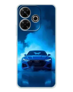 Чехол для OPPO K13 Turbo с картинкой «Audi — голубая энергия»