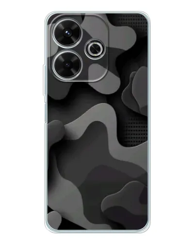 Чехол для OPPO K13 Turbo с картинкой «Темный абстрактный камуфляж»