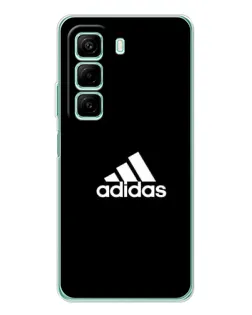 Чехол для OPPO K13x 5G с картинкой «Черная классика Adidas»