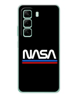 Чехол для OPPO K13x 5G с картинкой «NASA — классика Red Blue» Чехол для OPPO K13x 5G с картинкой «NASA — классика Red Blue»
