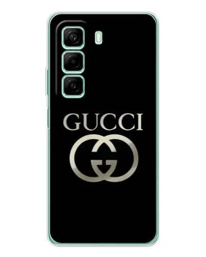 Чехол для OPPO K13x 5G с картинкой «Gucci — золото на черном» Чехол для OPPO K13x 5G с картинкой «Gucci — золото на черном»
