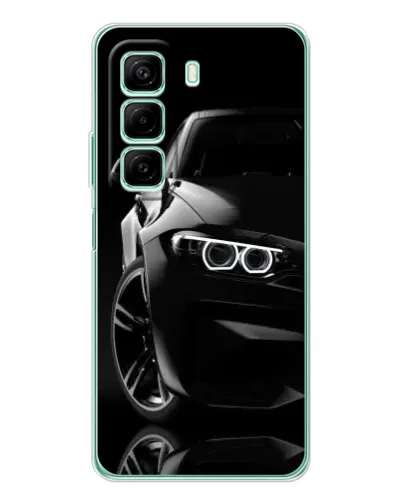 Чехол для OPPO K13x 5G с картинкой «Черная BMW — профиль» Чехол для OPPO K13x 5G с картинкой «Черная BMW — профиль»