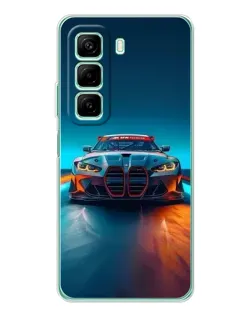 Чехол для OPPO K13x 5G с картинкой «BMW — огни неона»