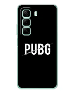 Чехол для OPPO K13x 5G с картинкой «PUBG — белый логотип»