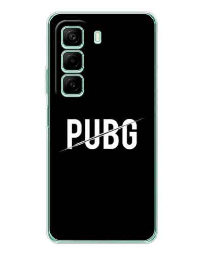 Чехол для OPPO K13x 5G с картинкой «PUBG — белый логотип» Чехол для OPPO K13x 5G с картинкой «PUBG — белый логотип»