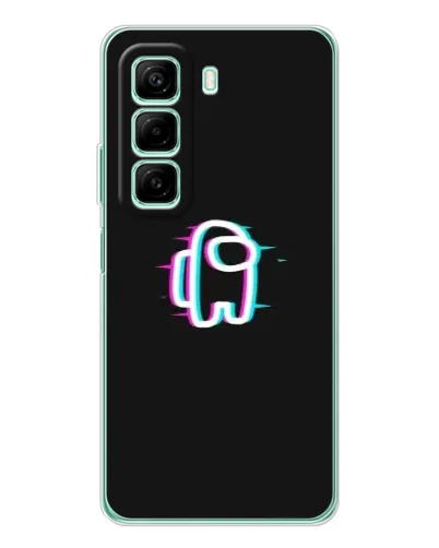 Чехол для OPPO K13x 5G с картинкой «Among Us неон» Чехол для OPPO K13x 5G с картинкой «Among Us неон»