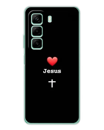 Чехол для OPPO K13x 5G с картинкой «Сердце - Jesus» Чехол для OPPO K13x 5G с картинкой «Сердце - Jesus»