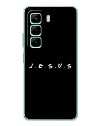 Чехол для OPPO K13x 5G с картинкой «Точки веры J.E.S.U.S.» Чехол для OPPO K13x 5G с картинкой «Точки веры J.E.S.U.S.»