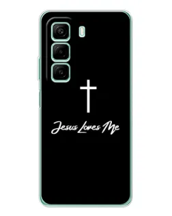 Чехол для OPPO K13x 5G с картинкой «Иисус любит тебя»