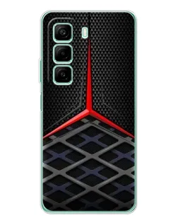 Чехол для OPPO K13x 5G с картинкой «Mercedes Carbon Grid»