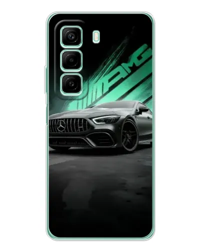 Чехол для OPPO K13x 5G с картинкой «Темный Mercedes AMG»