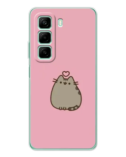 Чехол для OPPO K13x 5G с картинкой «Pusheen сердце» Чехол для OPPO K13x 5G с картинкой «Pusheen сердце»