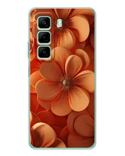 Чохол для OPPO K13x 5G з картинкою «Помаранчева макро квітка»