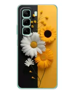 Чохол для OPPO K13x 5G з картинкою «Соняшник та ромашка»