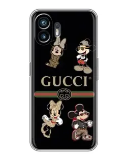 Чехол для OPPO K14 Turbo с картинкой «Gucci — герои Disney и монограмма»