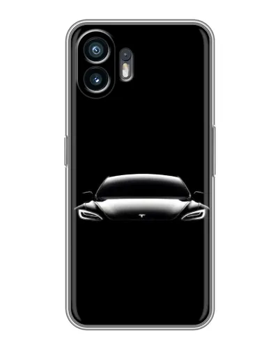 Чехол для OPPO K14 с картинкой «Фары Tesla Night»