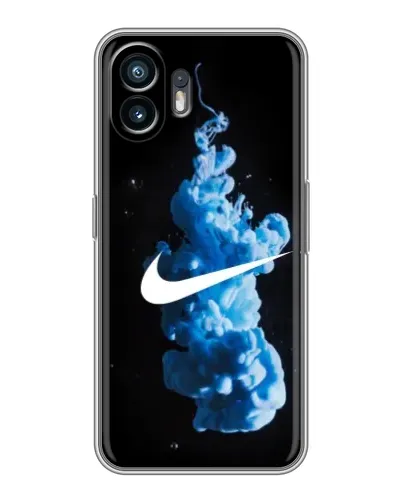 Чехол для OPPO K14x с картинкой «Nike и синий дым» Чехол для OPPO K14x с картинкой «Nike и синий дым»