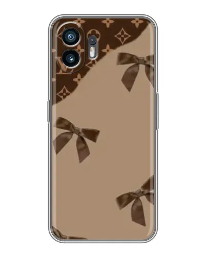 Чехол для OPPO K14x с картинкой «LV — кофейный атлас»