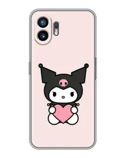 Чехол для OPPO K14x с картинкой «Kuromi и сердце»
