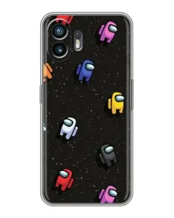 Чехол для OPPO K14x с картинкой «Космический паттерн Among Us»