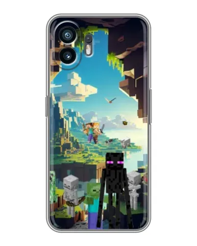 Чехол для OPPO K14x с картинкой «Эндермен в лесу» Чехол для OPPO K14x с картинкой «Эндермен в лесу»