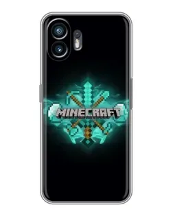 Чехол для OPPO K14x с картинкой «Minecraft Diamond лого»