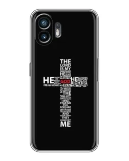 Чехол для OPPO K14x с картинкой «Текстовый крест»