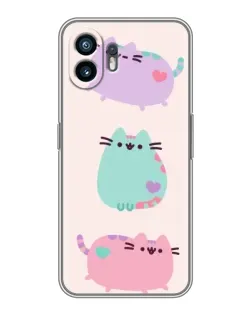 Чехол для OPPO K14x с картинкой «Pusheen трио» Чехол для OPPO K14x с картинкой «Pusheen трио»