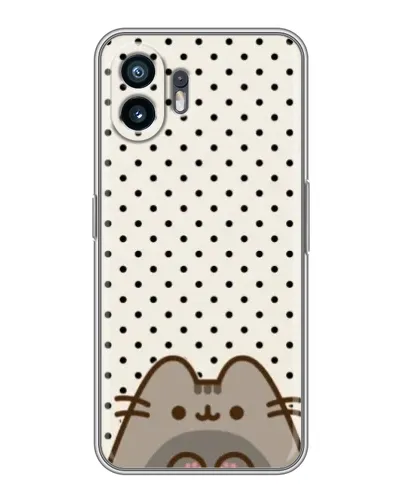 Чехол для OPPO K14x с картинкой «Пушин в горошек»