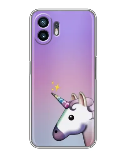 Чехол для OPPO K15 с картинкой «Единорог градиент»